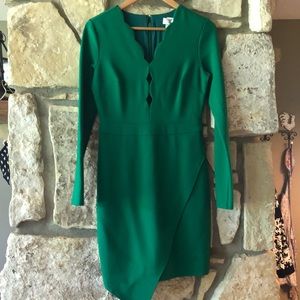 ADELYN RAE size small emerald green dress